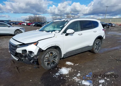 2020 Hyundai Santa Fe Limited 2.0T z USA, uszkodzony, nr VIN 5NMS5CAA5LH295264